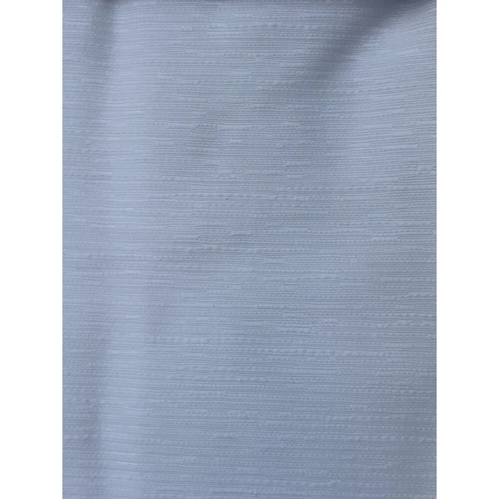 DKNY 50 x 84 West End Sheer White Window Curtains Drapes Rod Pocket Panels New